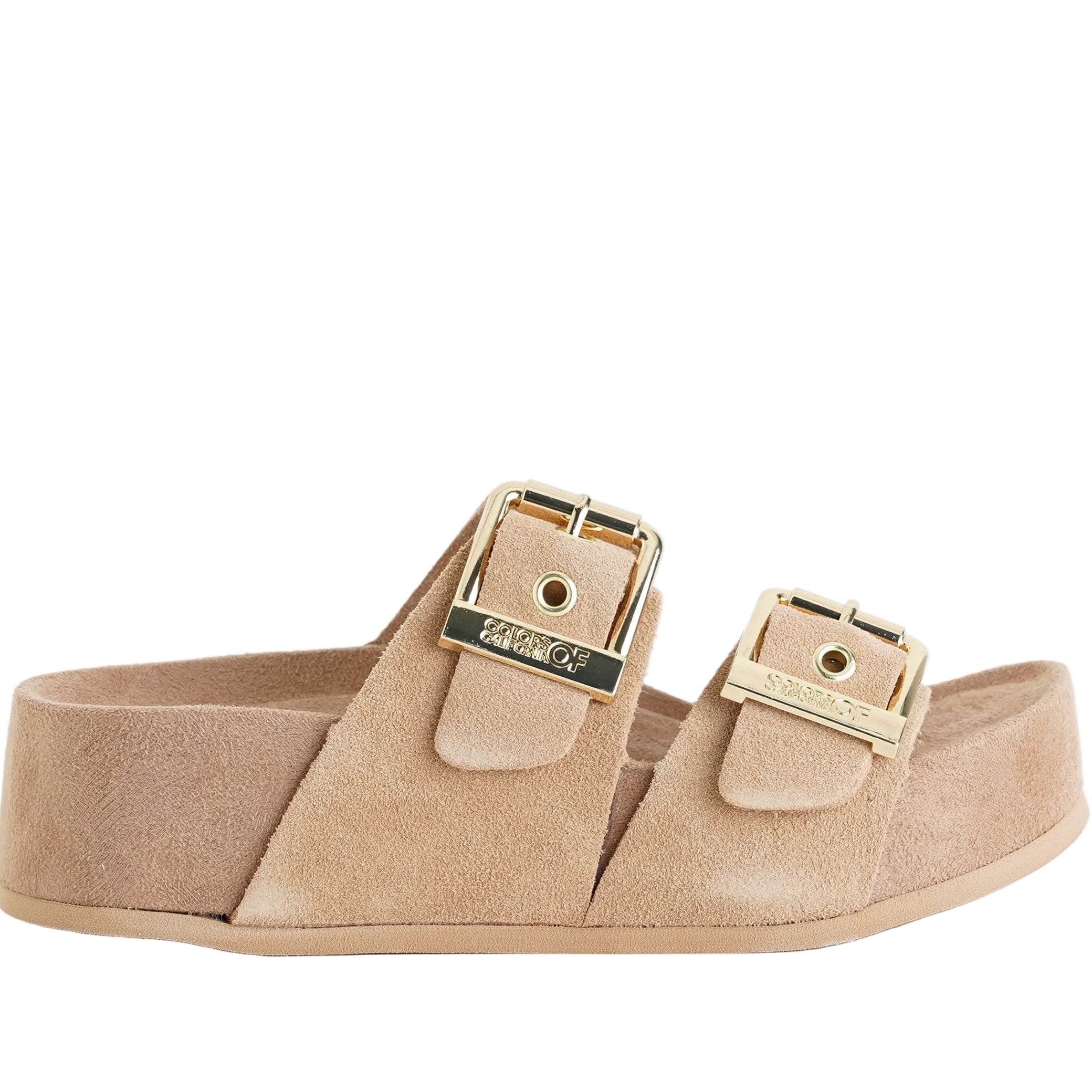 `Sandalo con plateau Colors of California HC.DUNE02 Camel (CAM) Donna`
