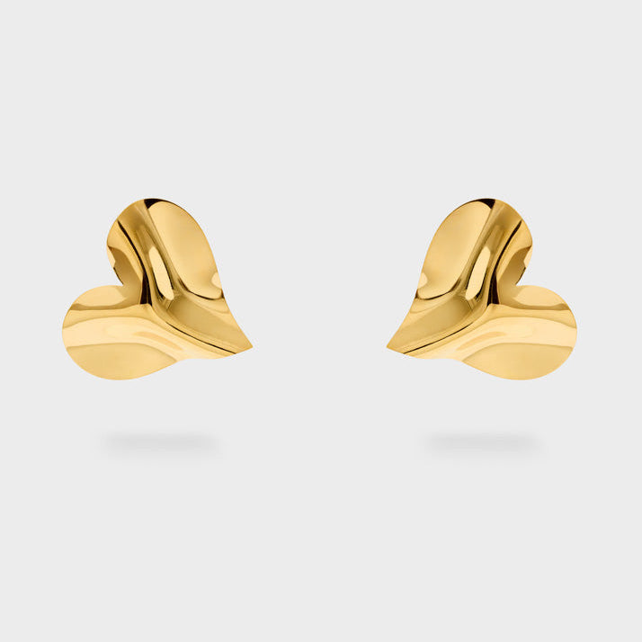 Orecchini a cuore Nalì YAOR0052 Oro Donna