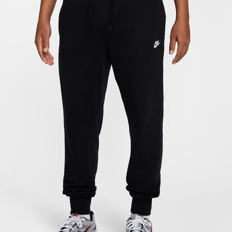 Pantaloni jogger in French Terry Nike FN3801-010 Black/Black/(White) Uomo