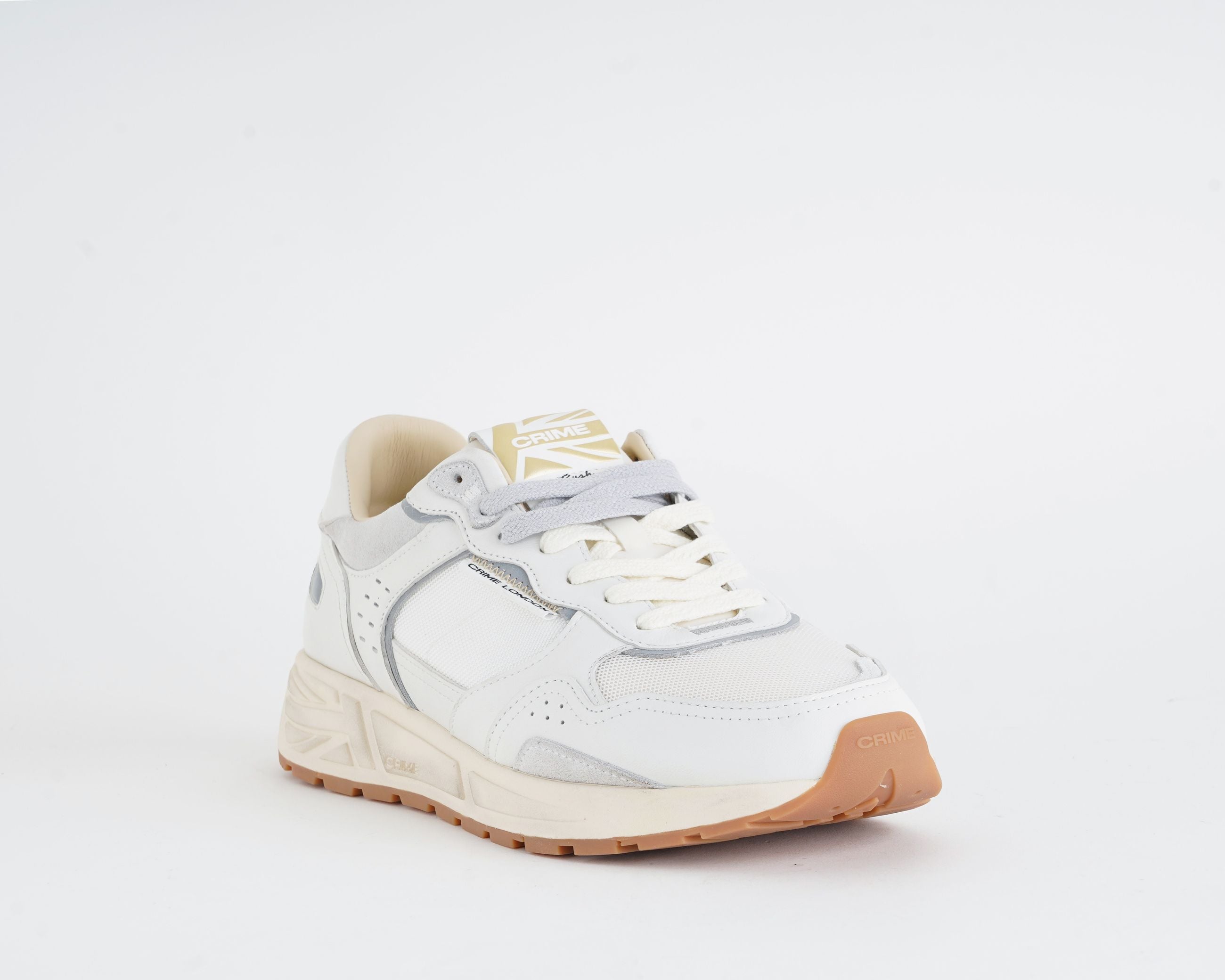 Sneakers Crime London Rush Almond White uomo – dettaglio