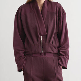 Bomber in felpa JIJIL JPI25GI078.0FE0057 Vino Donna