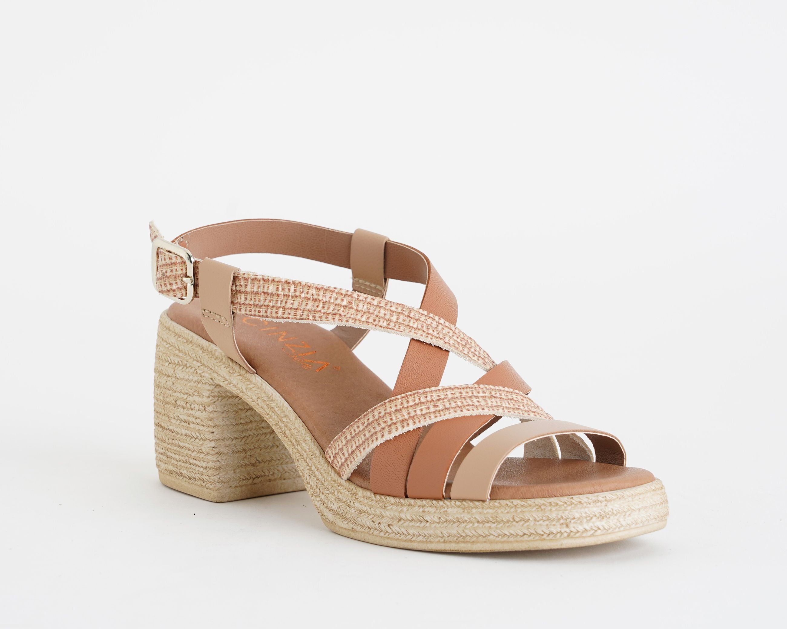`Sandalo alto Cinzia Soft EL85401 Nude/Beige (001) Donna`