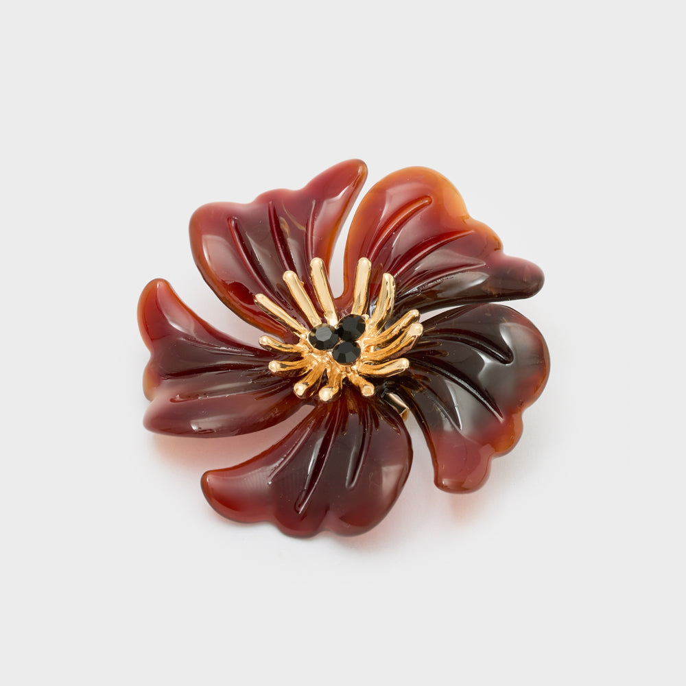 Spilla NALI' FLOWER DUSL0002 Caffè Donna