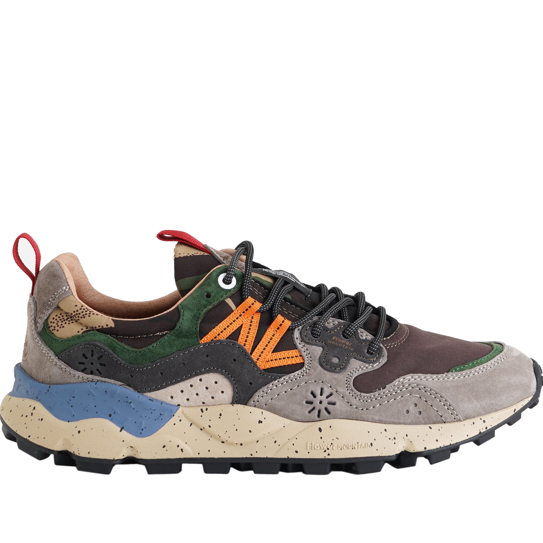 Sneakers Sneakers FLOWER MOUNTAIN Yamano 3 Man 2017816-54-1B98 Grigio scuro/Antracite/Nero Uomo