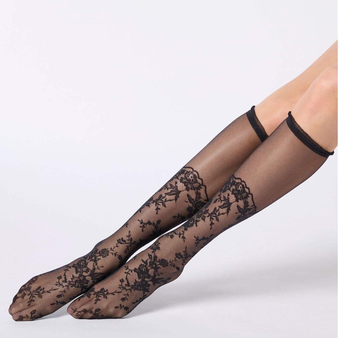 Gambaletto OROBLU Seductive Lace VOBC68269 Nero