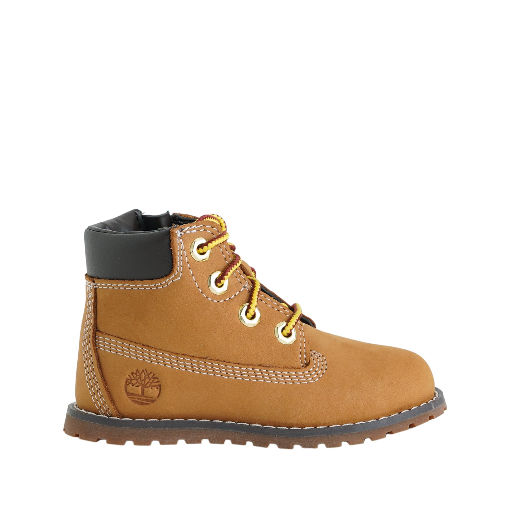 Stivaletto TIMBERLAND Pokey Pine Mid Lace Up TB1A125Q2311 Wheat Unisex bambino