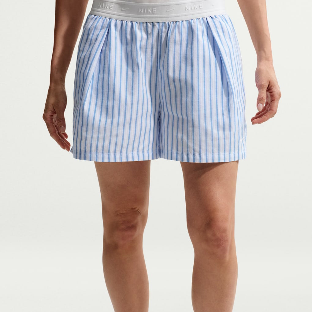 Shorts Righe Nike Sportswear Chill Poplin II4230-435 Donna | Manfrellotti