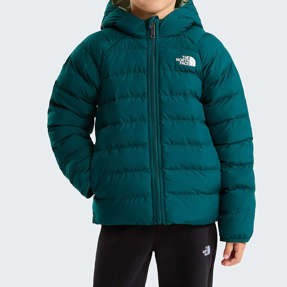 Piumino reversibile The North Face Perrito NF0A88VJN4J Verde Unisex bambino