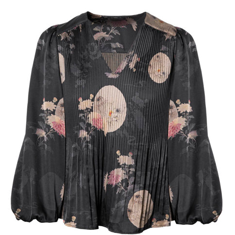 Blusa ANONYME Shines A195FT016 Nero Donna