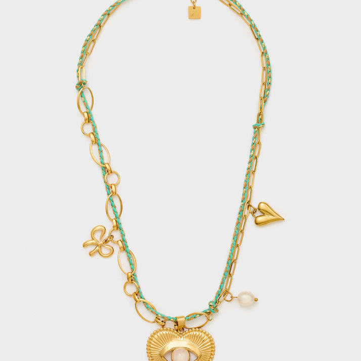 Collana Nalì Heidi SJCL0001 Verde Donna