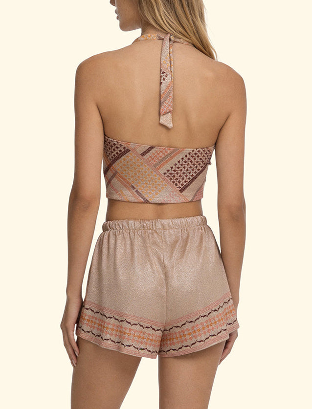 F**K FK26-SW0747X67 top in lurex Fantasia