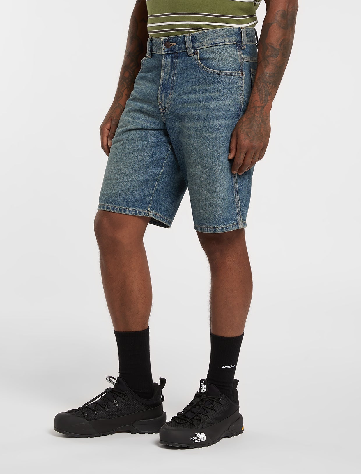 Dickies Carpenter Short 9933 11-Inch Denim DK0A88FCL231 – Shorts uomo Khaki Tinted Blue