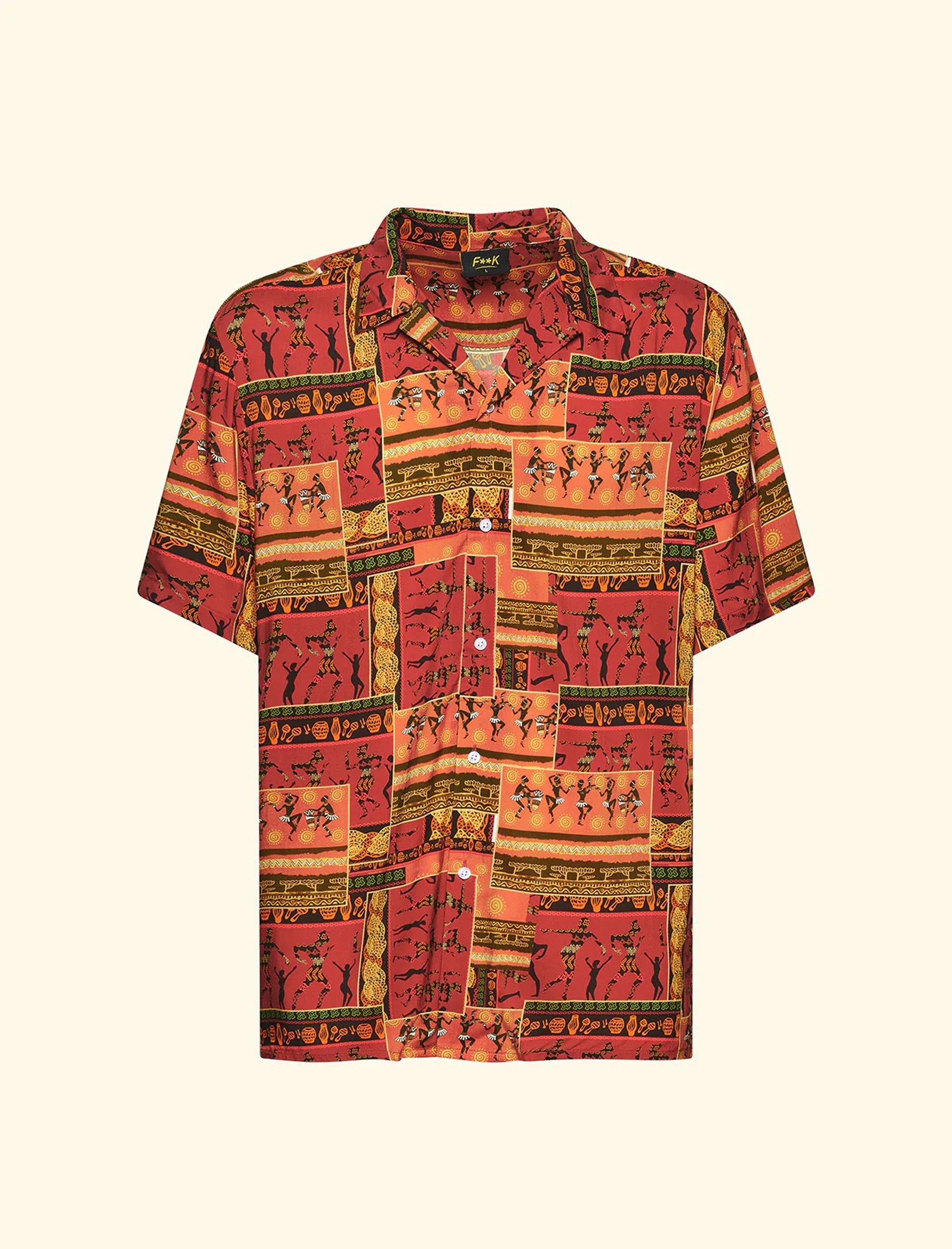 F**K FK26-SM6650X01 Camicia fantasia Fantasia Uomo