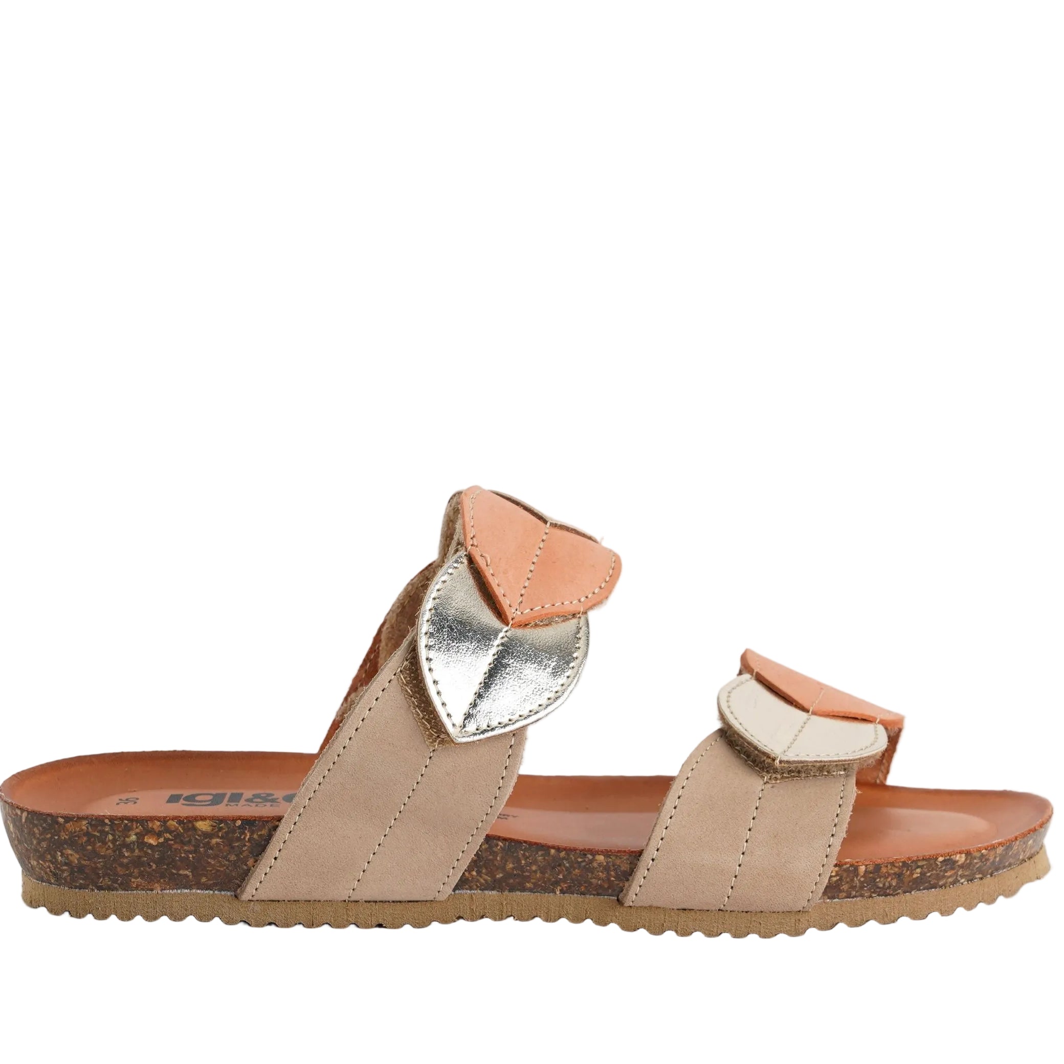 Sandalo donna IGI&CO 1195233 colore Tortora/Oro – IGI&CO