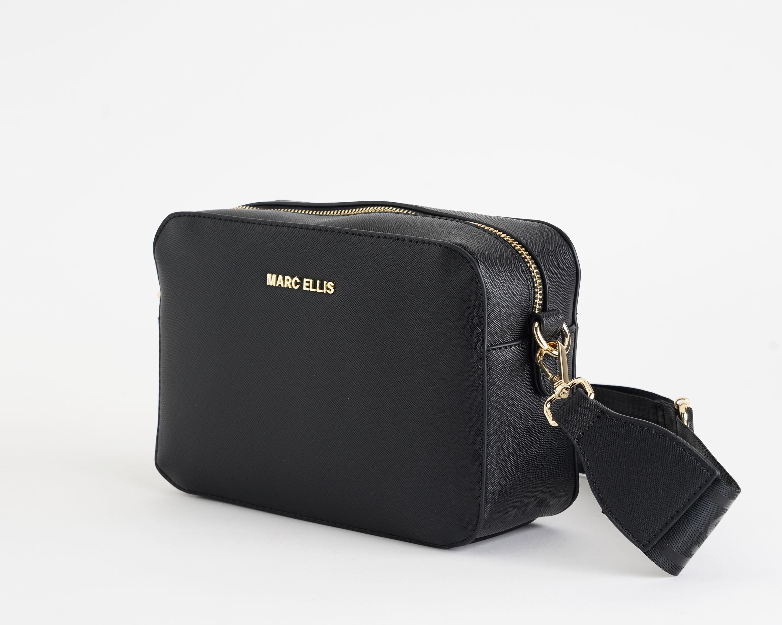 Borsa a tracolla Marc Ellis Peyton MF Donna Black – Vista laterale