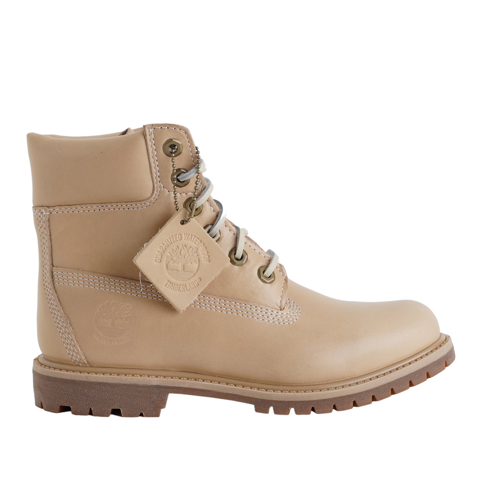 Stivaletti TIMBERLAND Premium 6 Inch Lace Up Waterproof TB0A2HR8EN21 Beige Donna