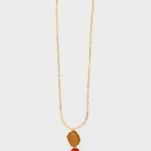 Collana Nalì Maia DUCL0087 Oro/Arancio