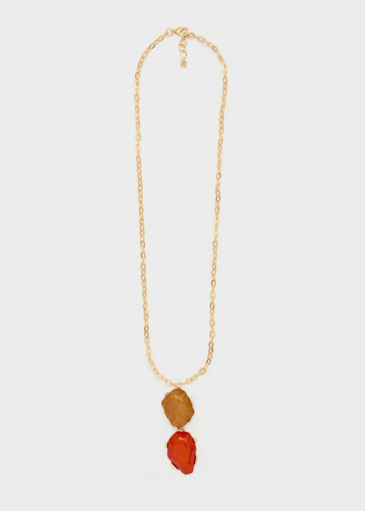 Collana Nalì Maia DUCL0087 Oro/Arancio
