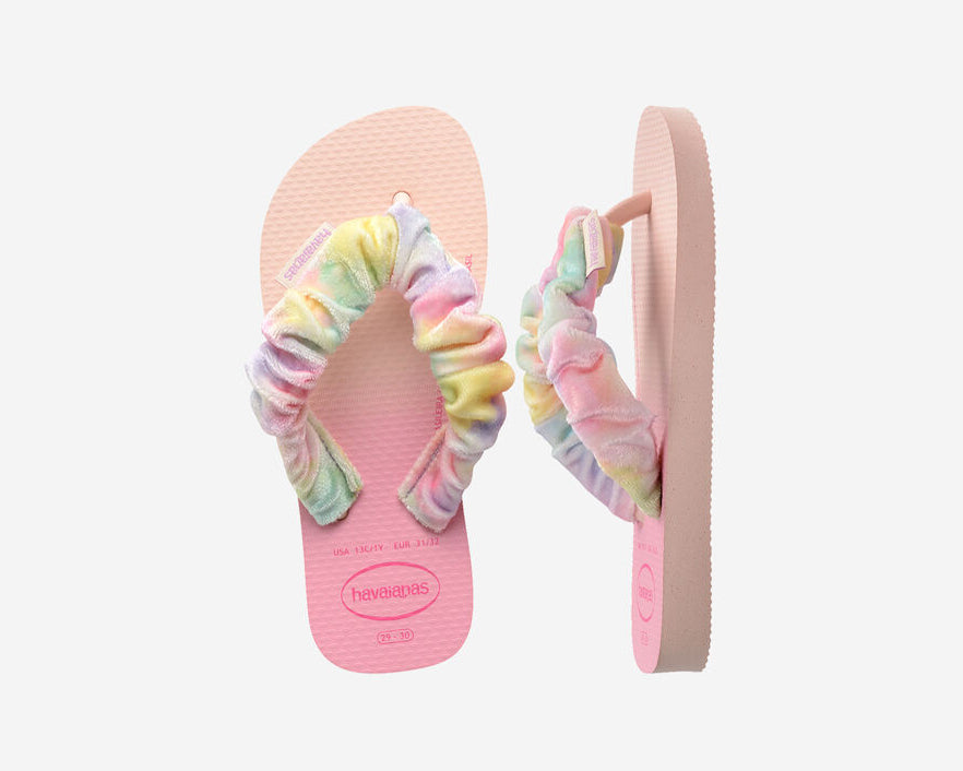 Sandalo Mare Havaianas Kids Fluffy 4149941 Ballet Rose (00076)