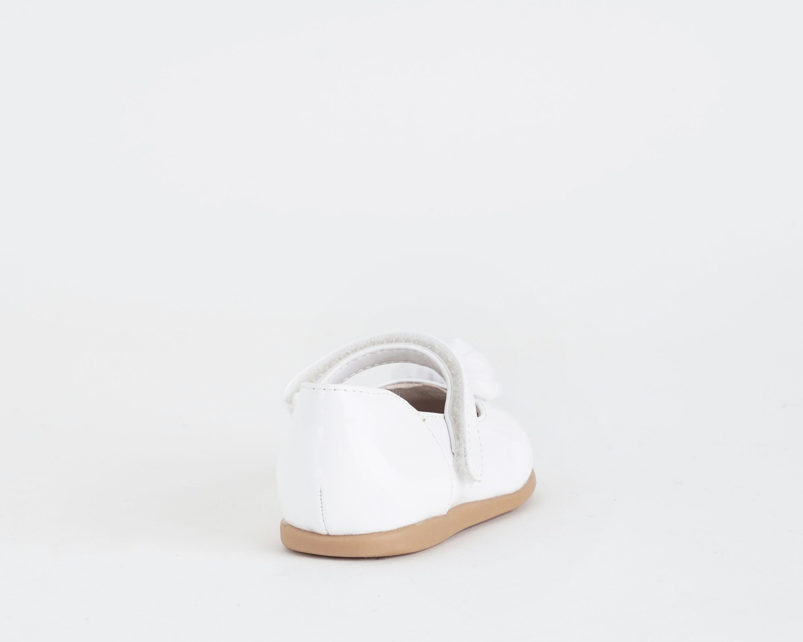 Ballerina in vernice bianca con fiore Mayoral 41731 bambina