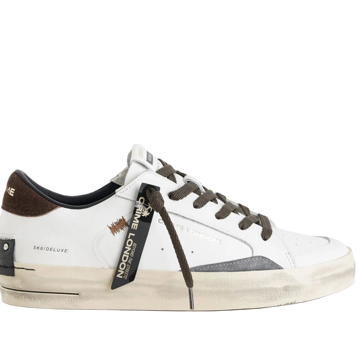 Sneakers Crime London Oak Smoke 10109AA9 White Uomo