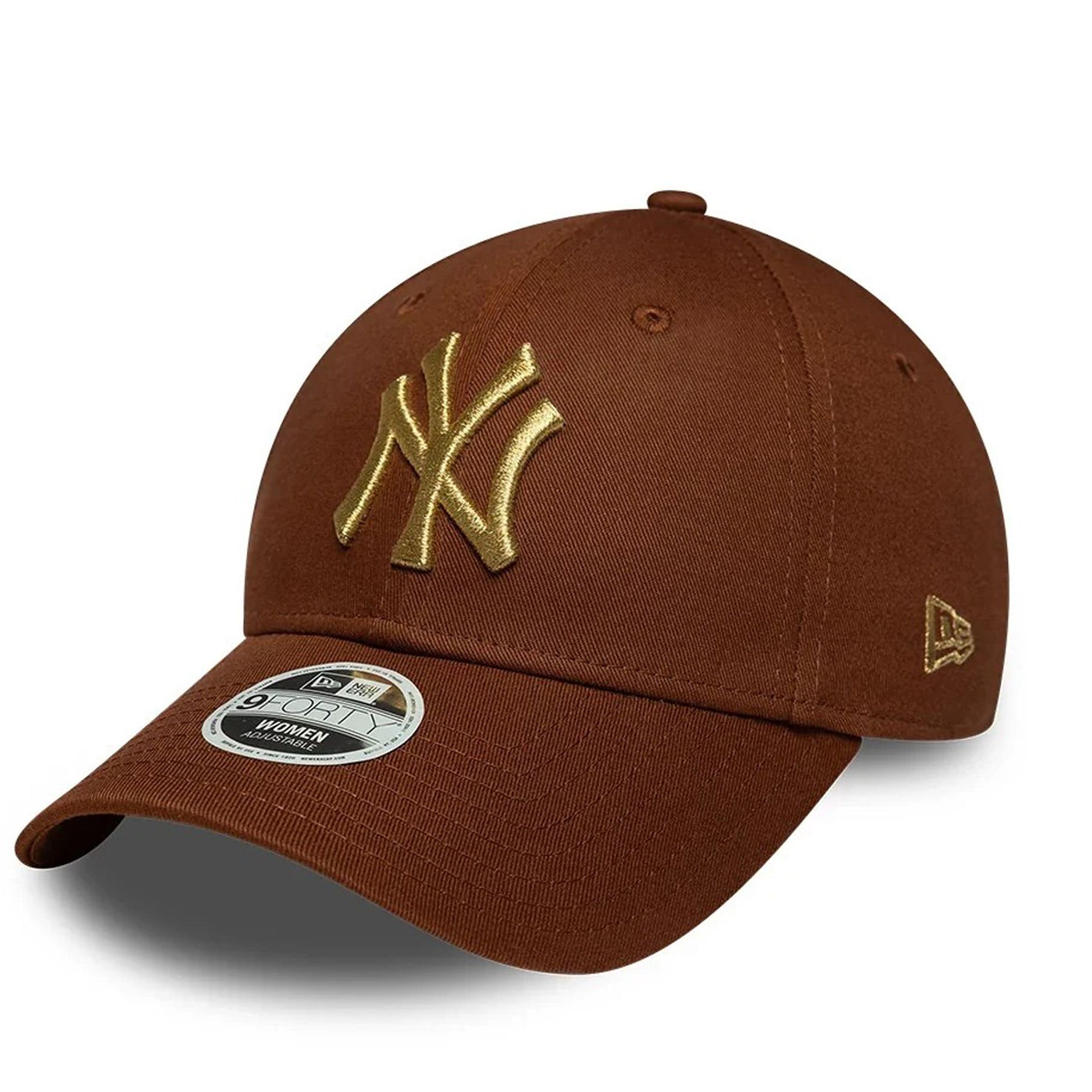 Cappello New Era 9FORTY New York Yankees MLB Metallic 60915780 Marrone