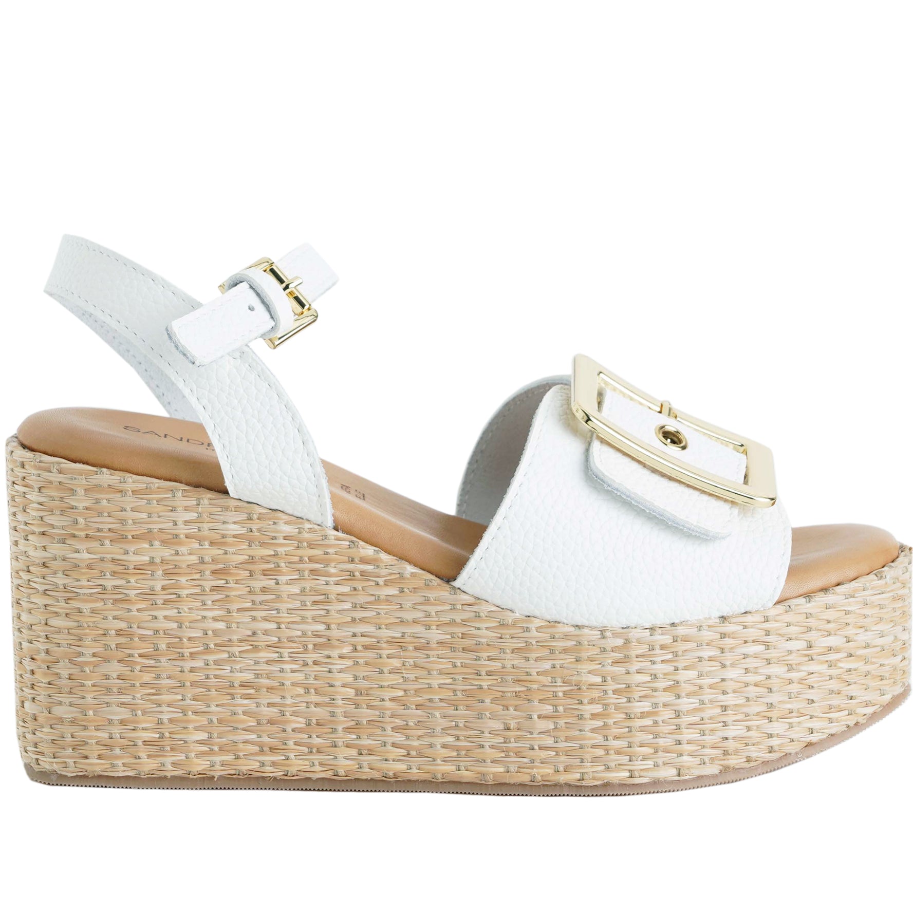 Sandalo con zeppa Donna