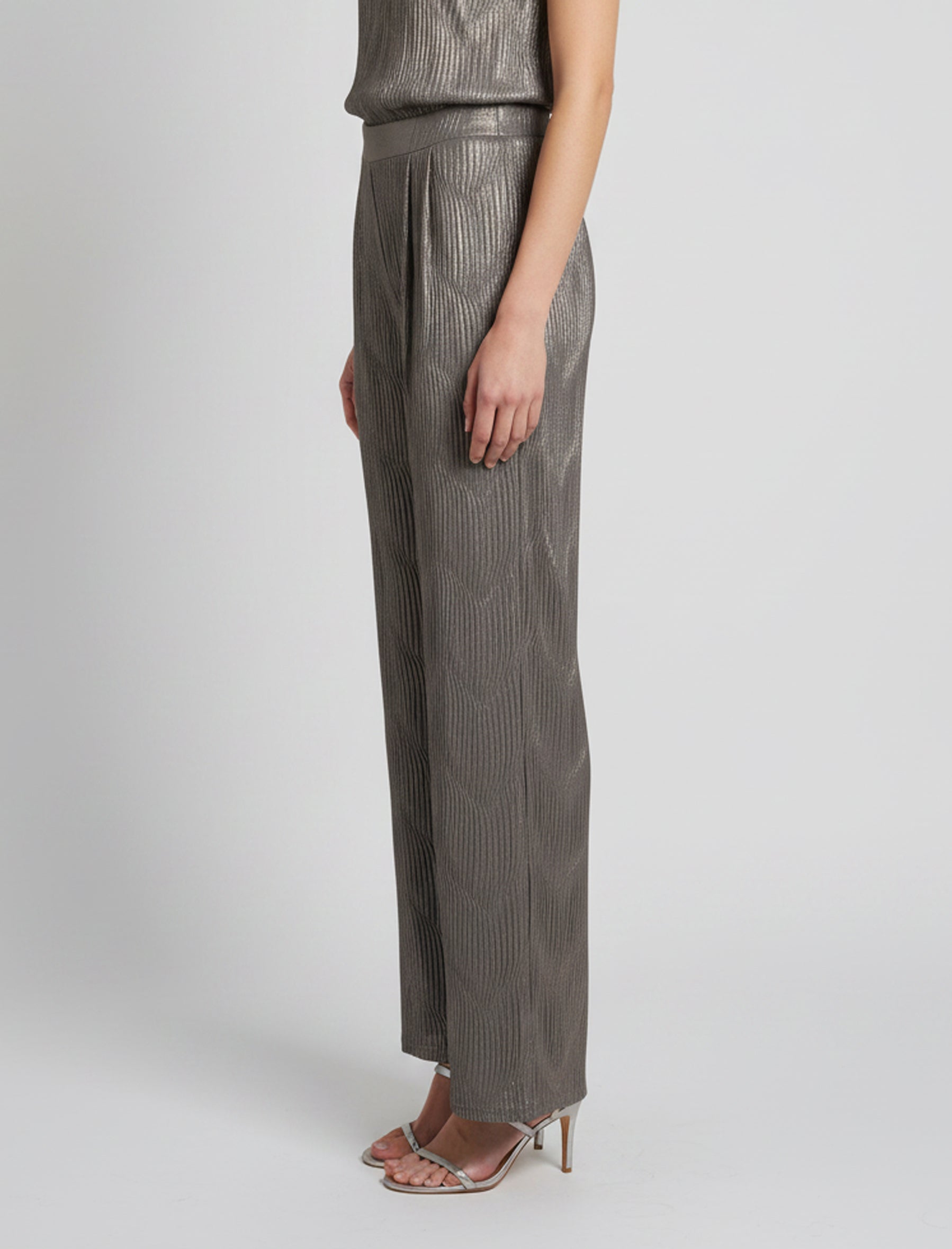 Pantaloni eleganti Anonyme P16ST209 Pearl