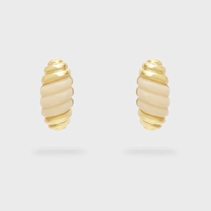 Orecchini Nalì Sand VSOR0013 Off White/Oro