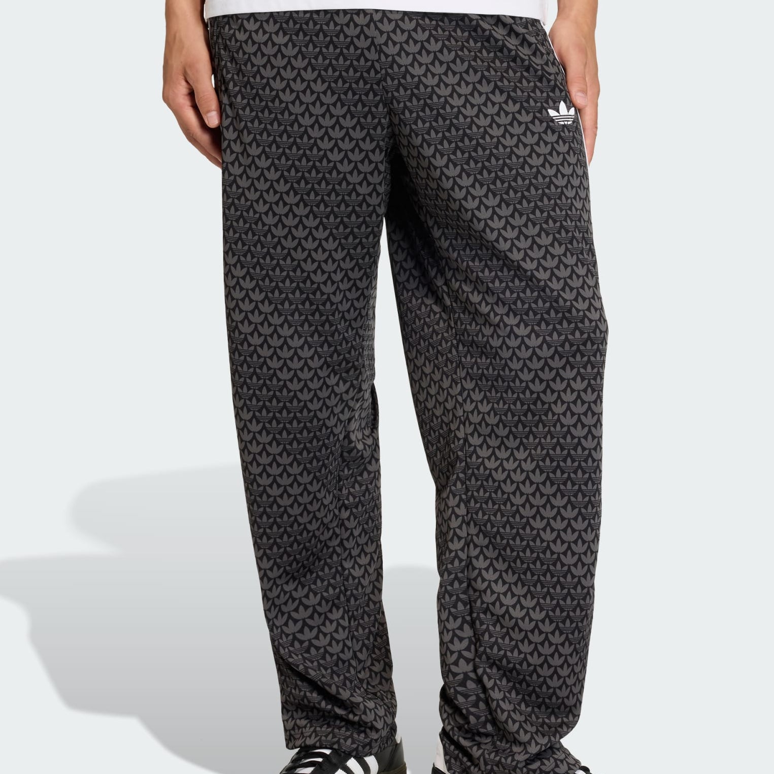 Pantalone tuta Adidas Firebird Loose Monogram KC9159 Black Uomo