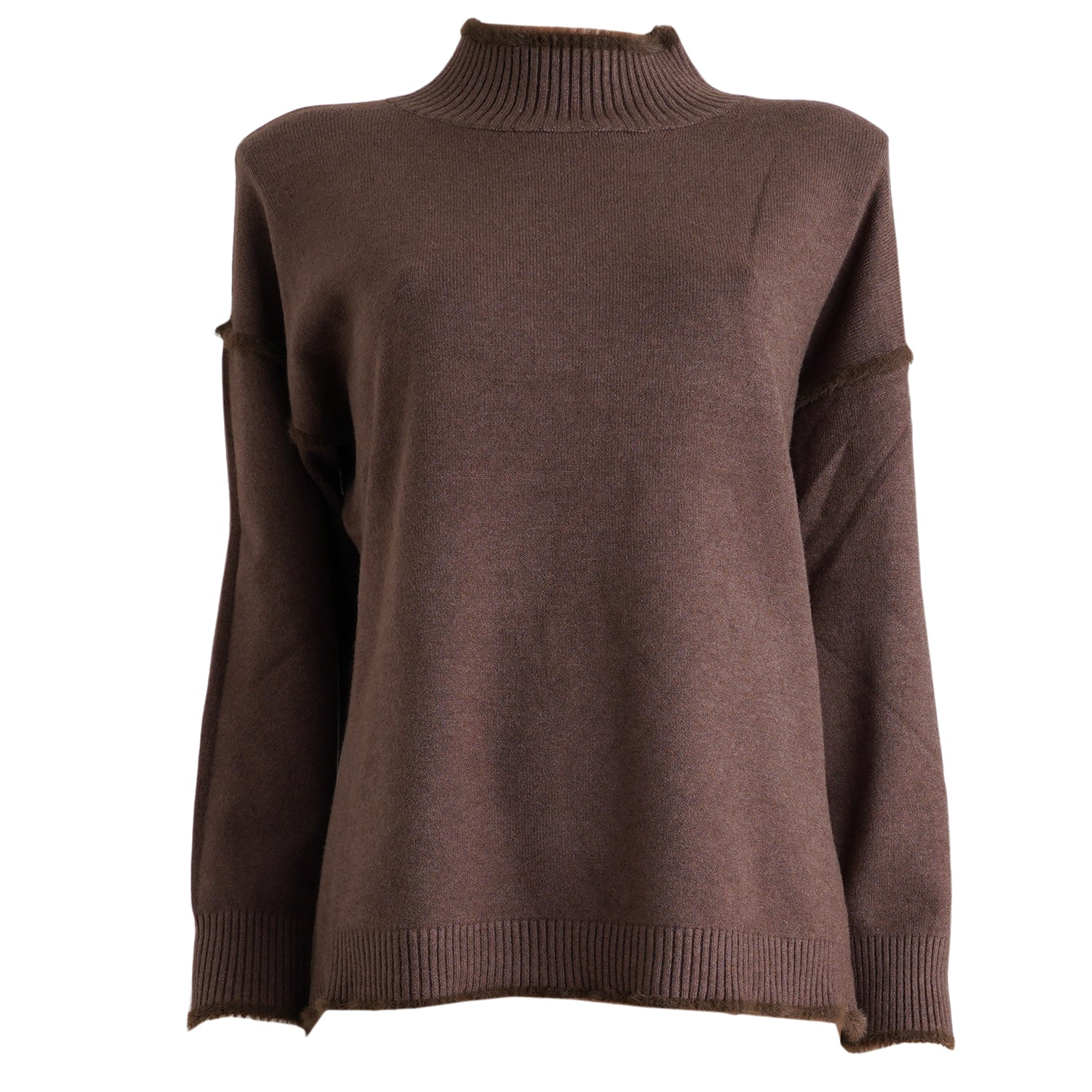 Maglia con collo BBGLAMOUR JN1222 Donna