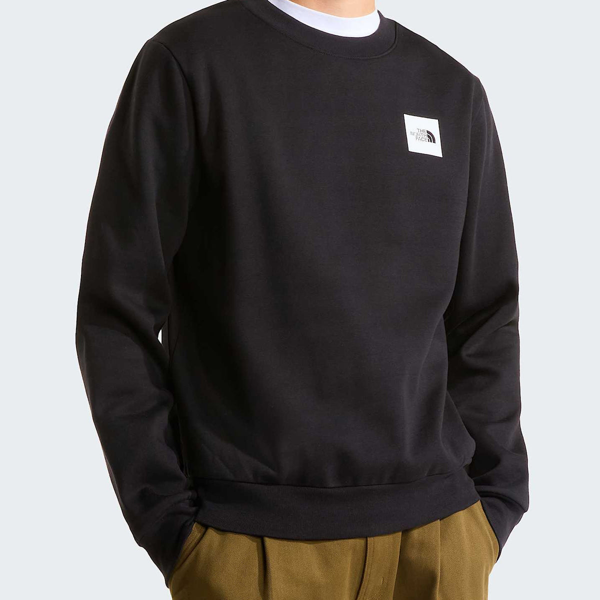 Felpa girocollo The North Face Box Half Dome Regular NF0A8JAYJK31 Nero Uomo