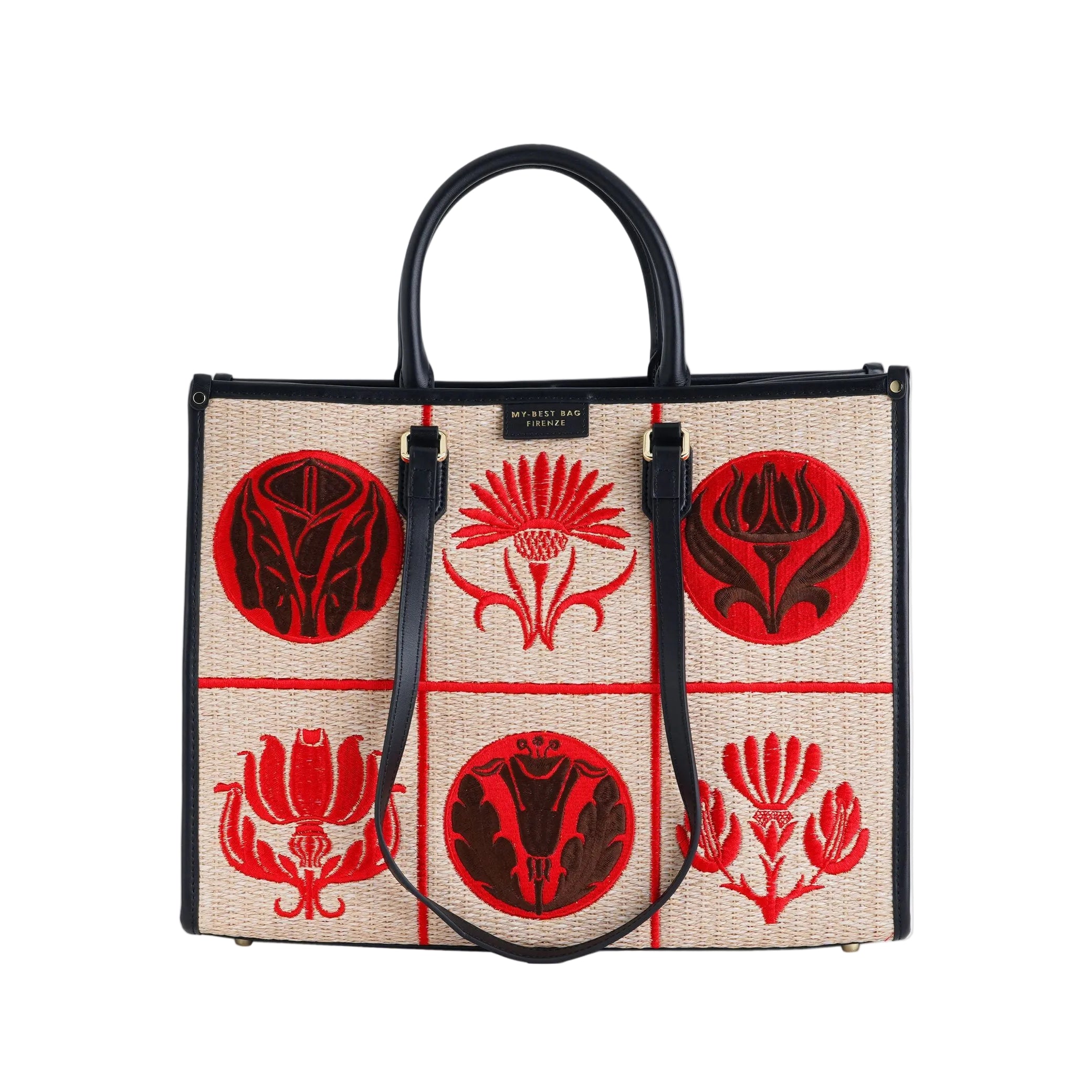 Borsa a mano My Best Bag Atena Liberty Big S1-MYB-2022 Natural