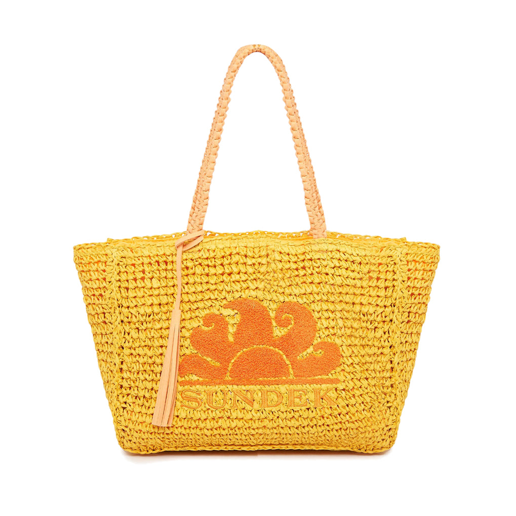 Shopping Bag Sundek Wina in Paper Straw AW029ABPA100 Multicolore