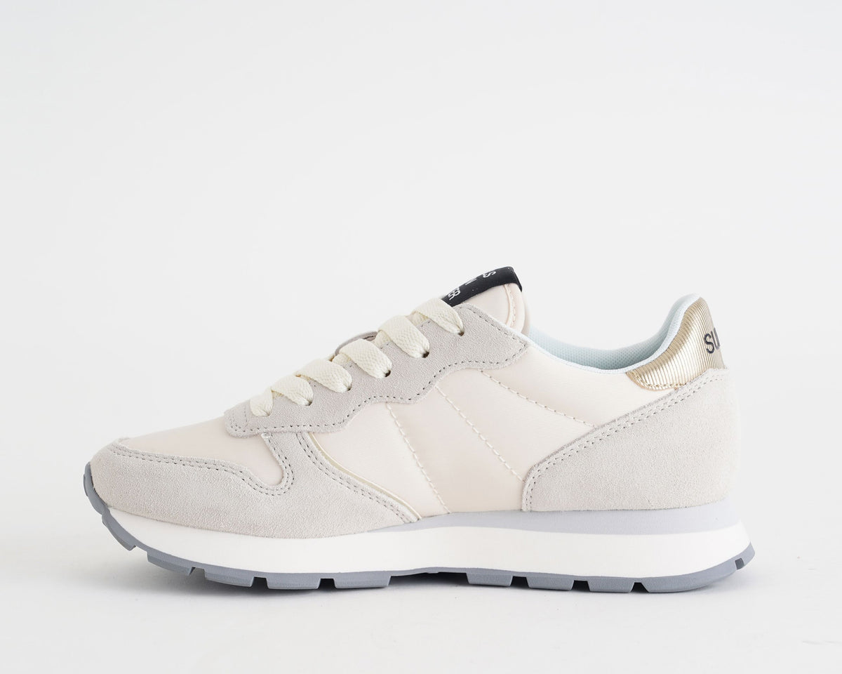 Sneakers SUN68 Ally Gold Silver Z46202 Bianco/Panna