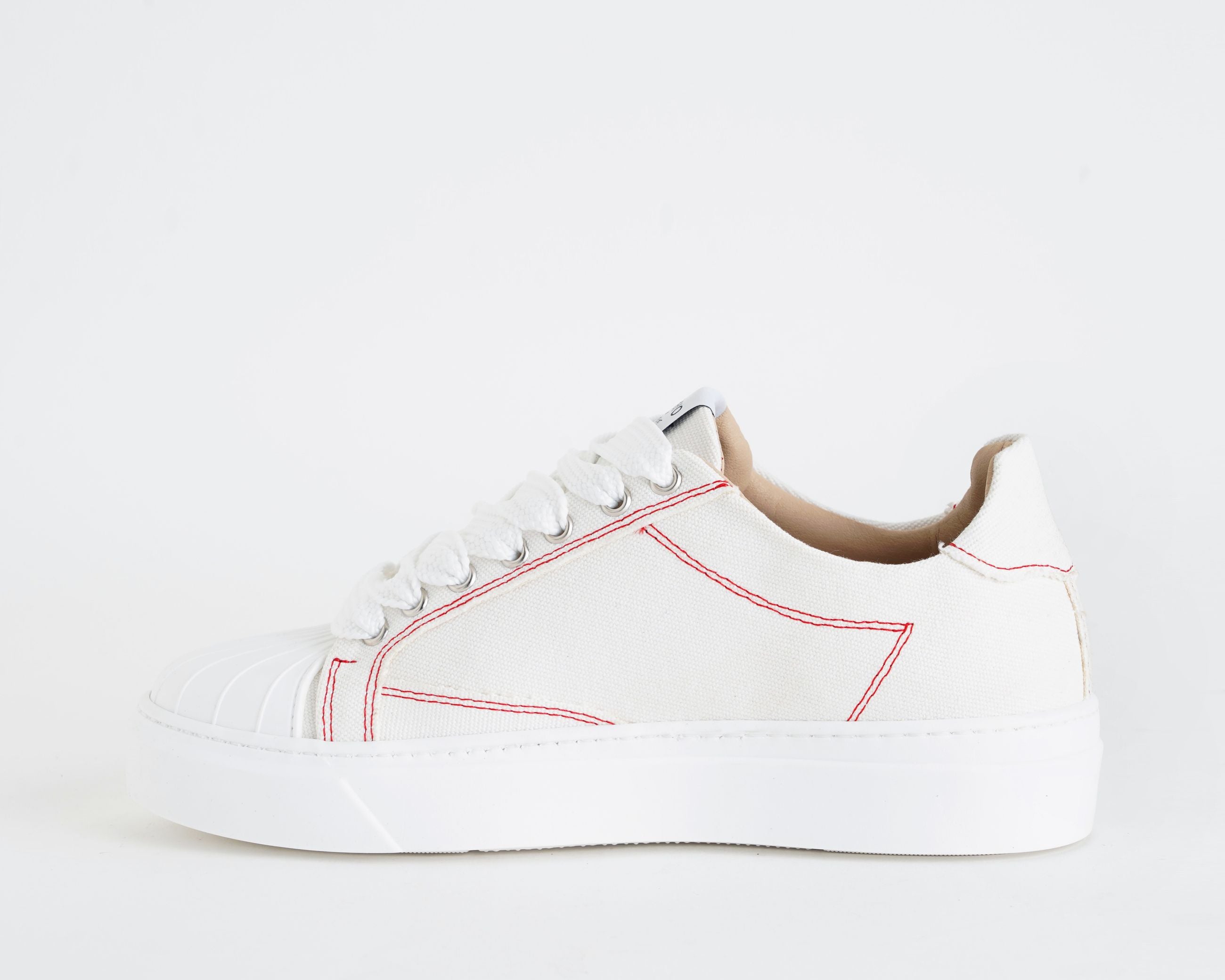 Asensyo A100 V3 Sneakers Canvas Interno Pelle Uomo ASENSYO Bianco/Rosso