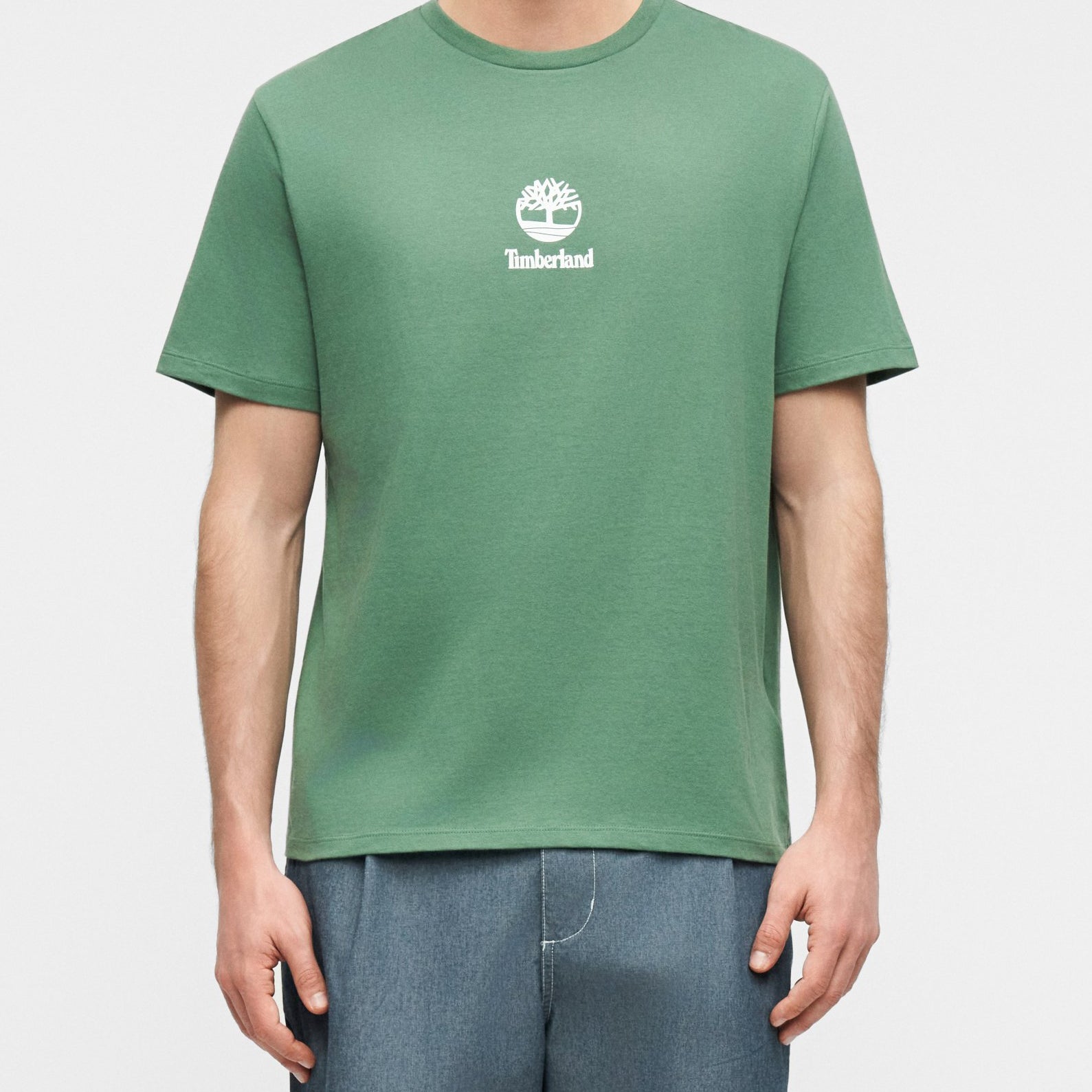 T-Shirt Timberland Stack Logo TB0A6WWTA6Z1 Myrtle Uomo