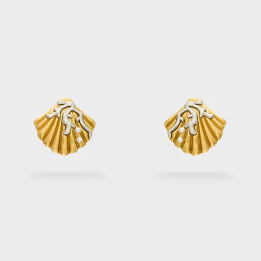 Orecchini Nalì Seashell EMOR1920 Argento/Oro