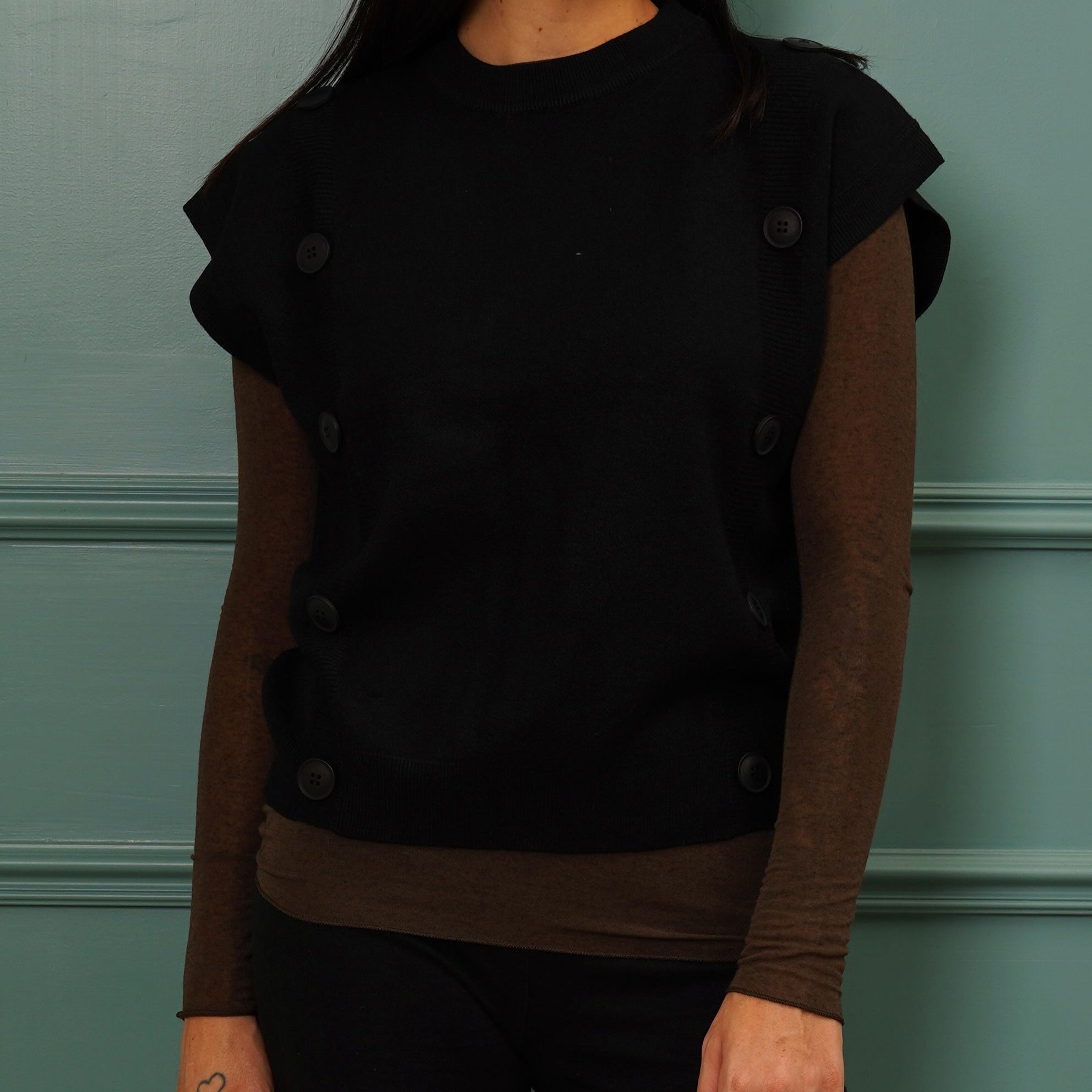Gilet in maglia BB GLAMOUR JN1063 Donna
