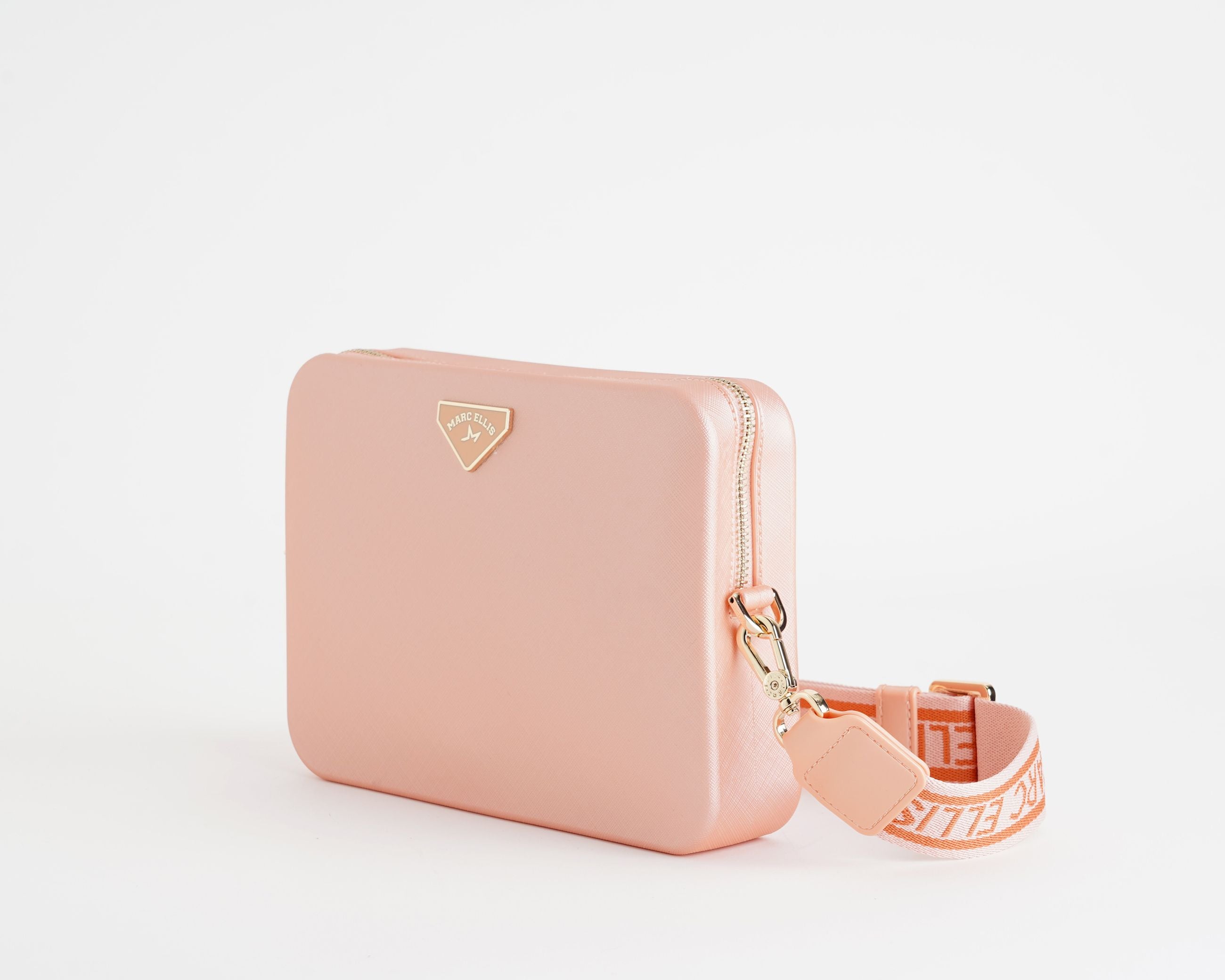 Borsa a tracolla Marc Ellis Flat Flowe Donna Coral Sand Light Gold - Vista laterale