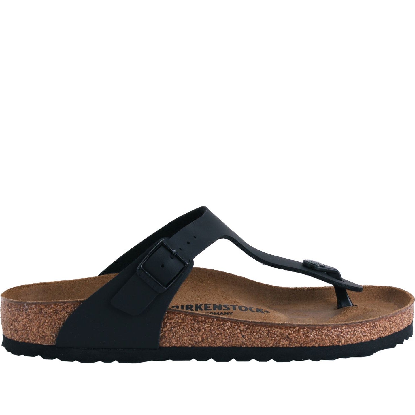 Sandalo Birkenstock Gizeh 043691 Black Unisex Uomo Donna