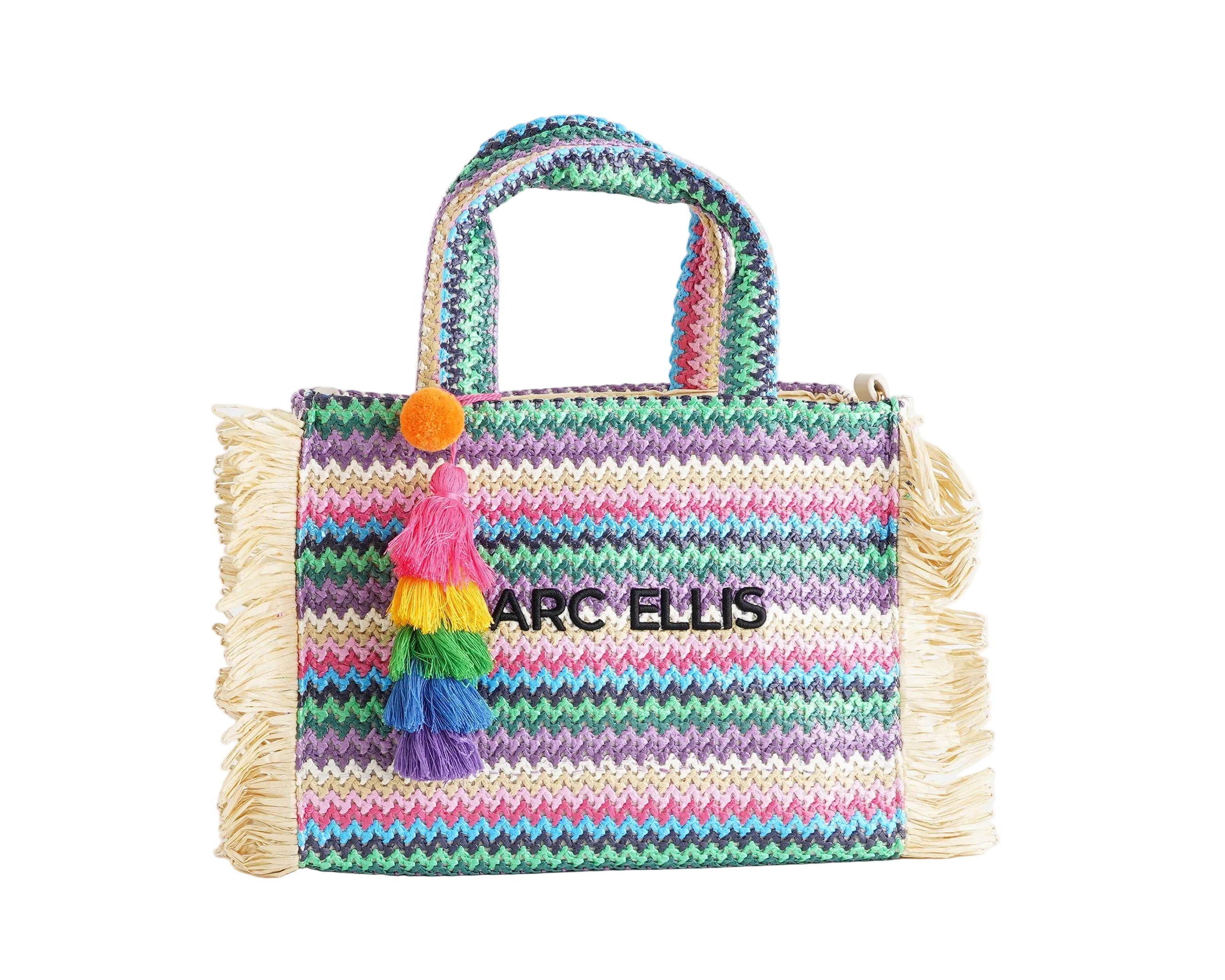Borsa Marc Ellis Buby S.Claire M Multicolor Pink - Vista Frontale
