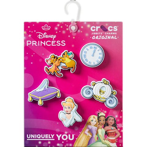 Jibbitz Crocs Disney Cinderella 5 Pack CR.4971 JIB multicolore - Charm Cenerentola accessori scarpe Crocs unisex