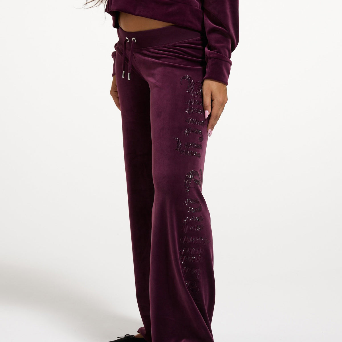 Jogger dritto Juicy Couture Old Gothic VIJH71048WPFWT1 Winetasting Donna