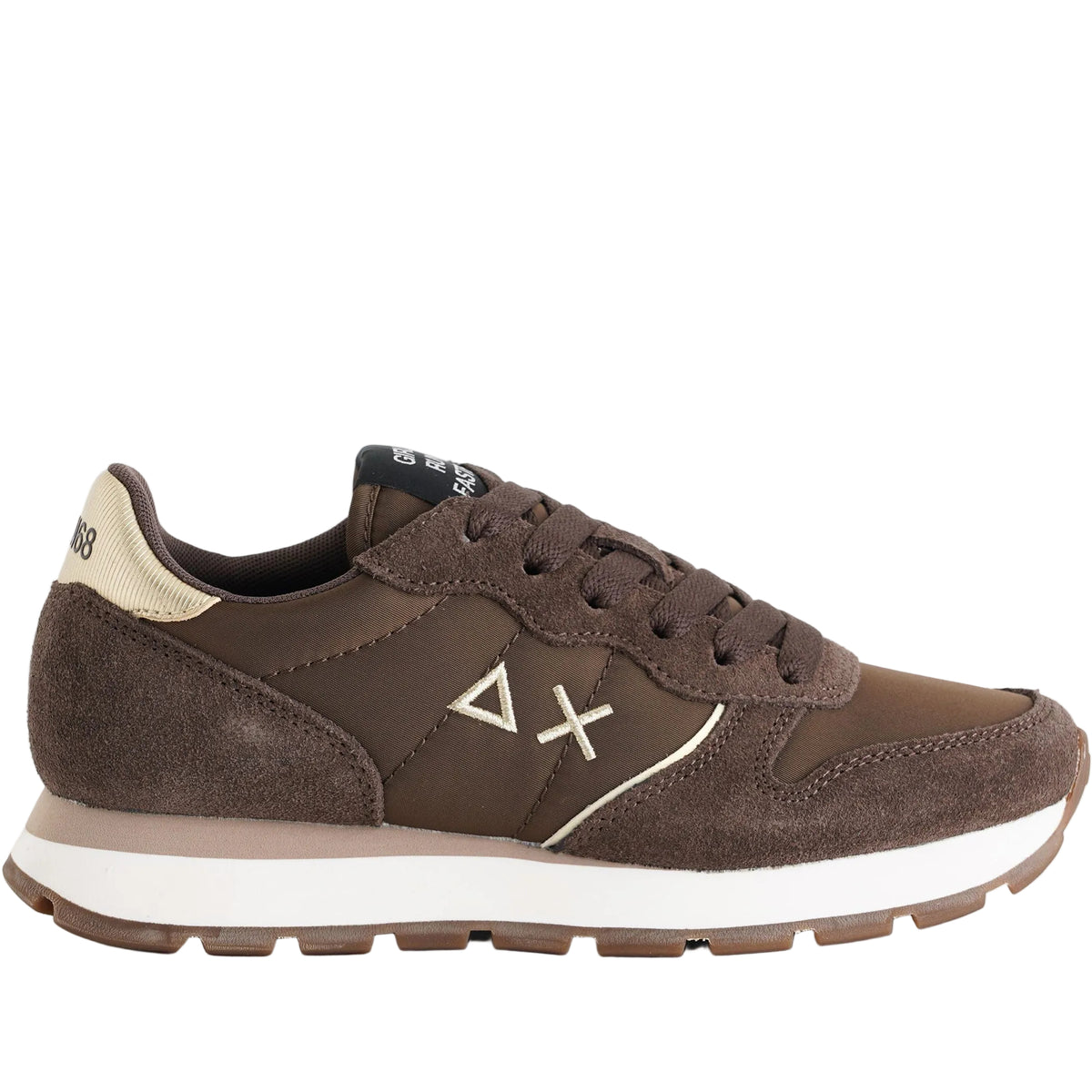 Sneakers SUN68 Ally Gold Silver Z46202 Marrone