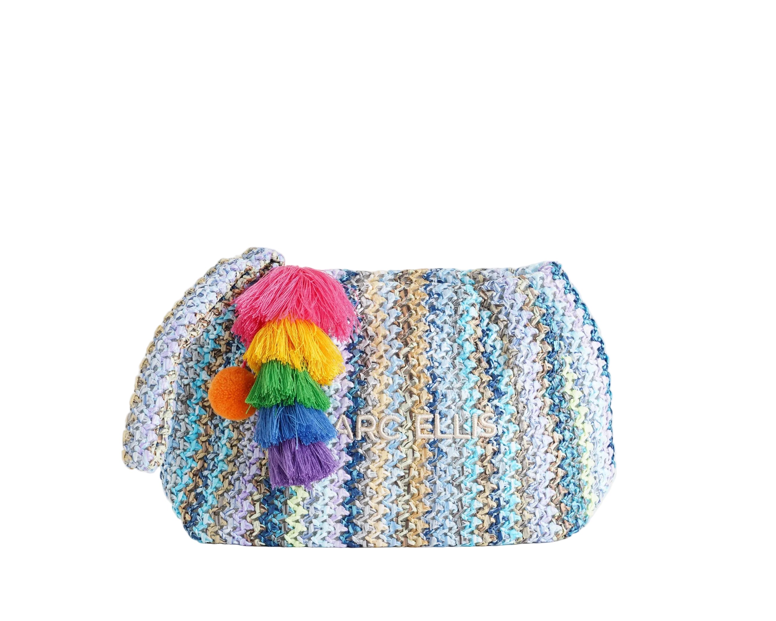 Clutch Marc Ellis Buby S. Claire C Multicolor Sky - Vista Frontale