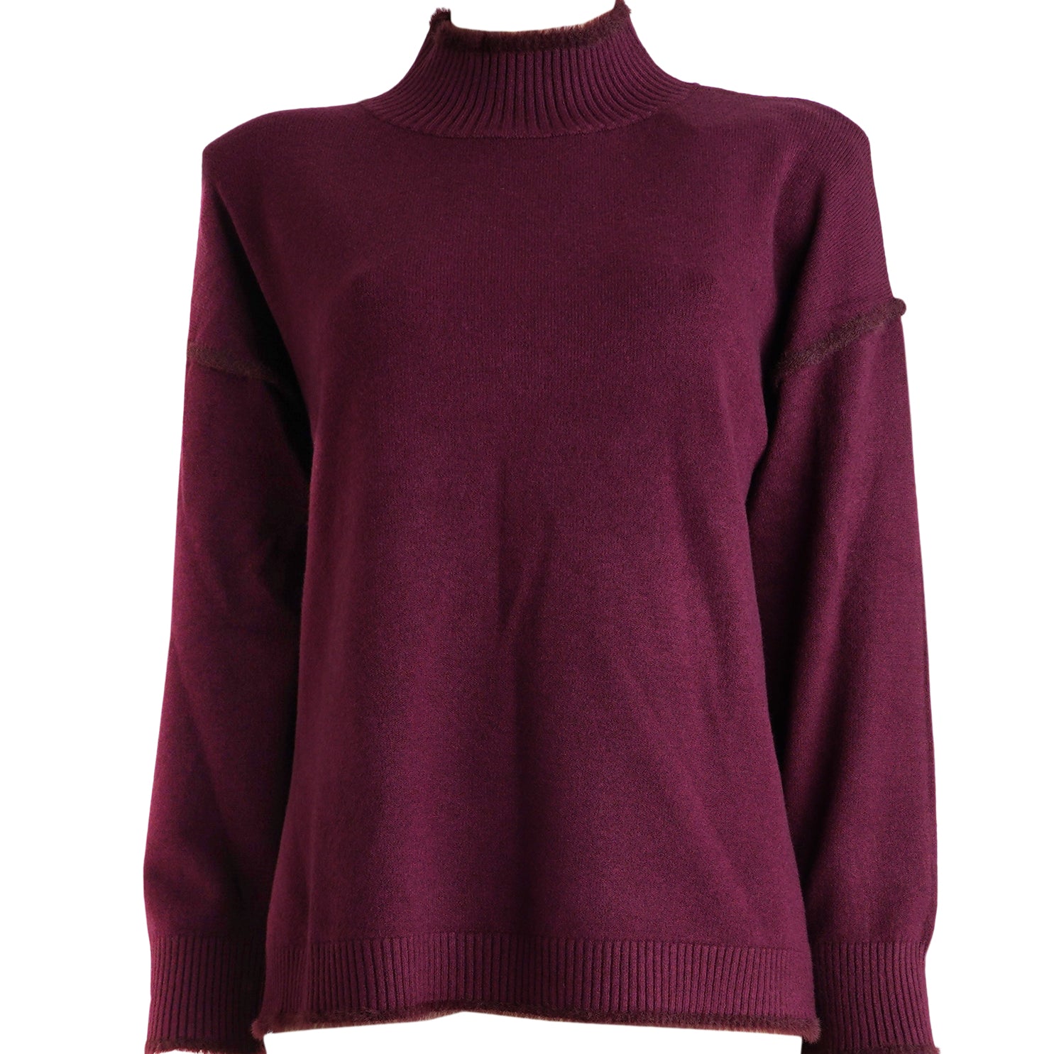 Maglia con collo BBGLAMOUR JN1222 Donna