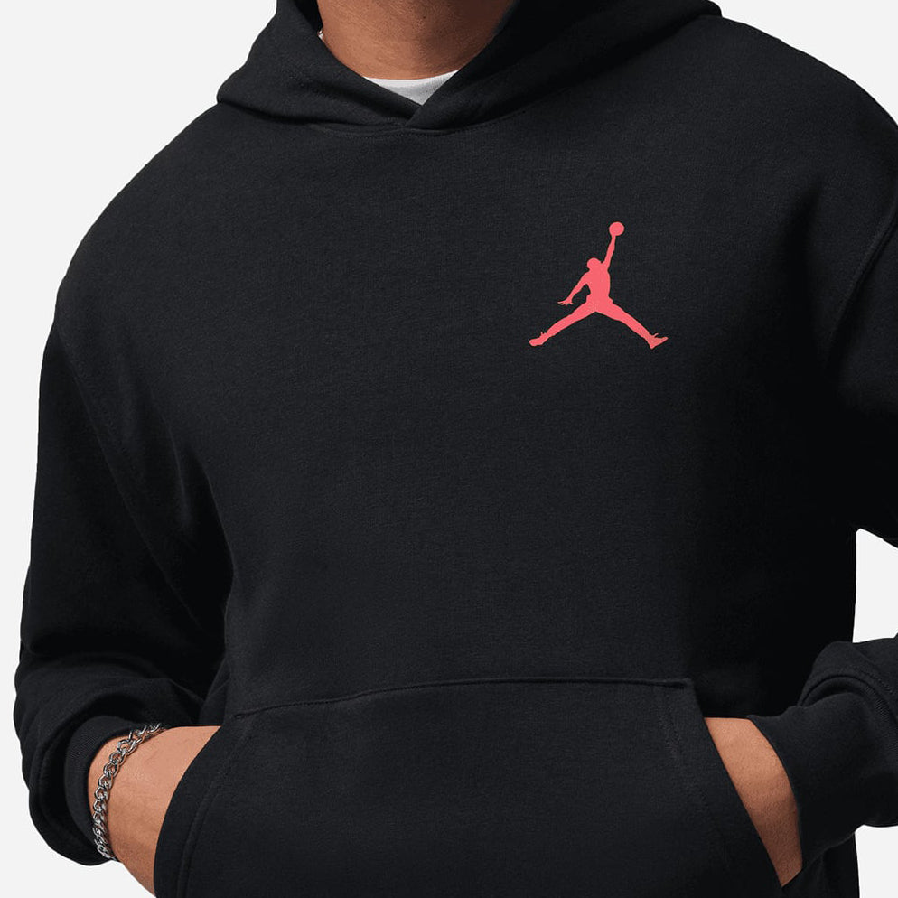 Felpa con cappuccio Nike Jordan Jumpman IR0333-010 Black/Red Uomo