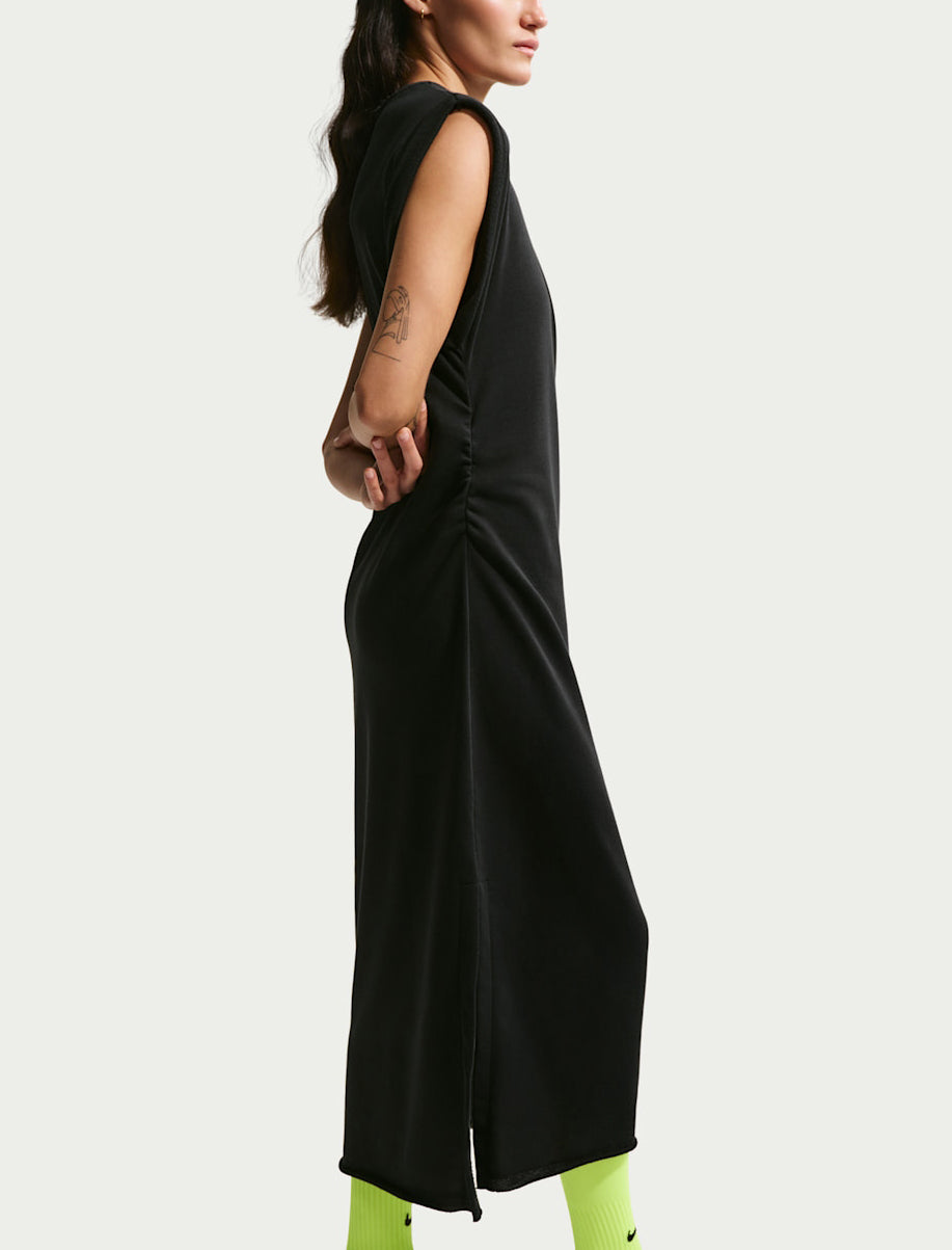 Nike Abito Oversize Sportswear Chill Terry IF0567-010 Black donna