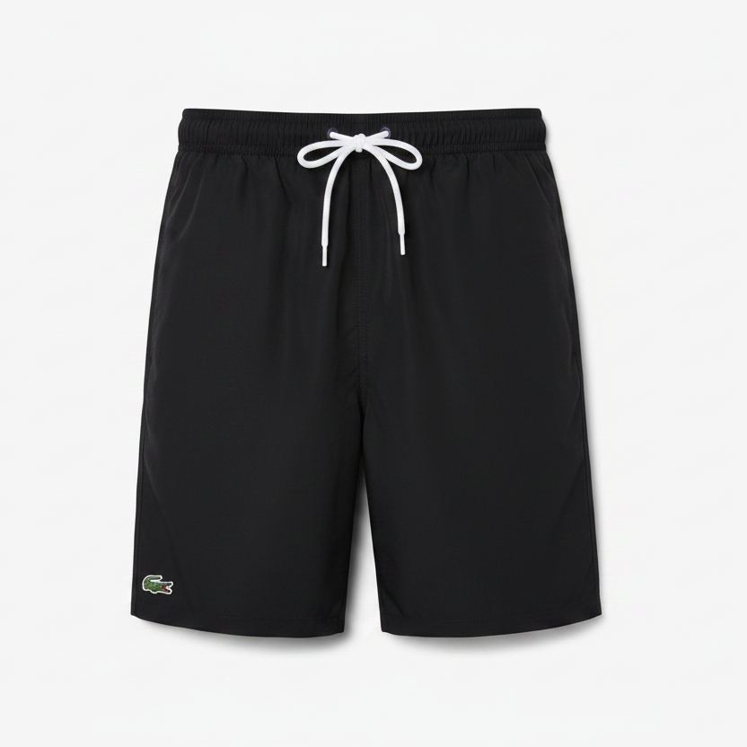 Pantaloncino da mare Lacoste 947462-K96 Nero Unisex Bambino